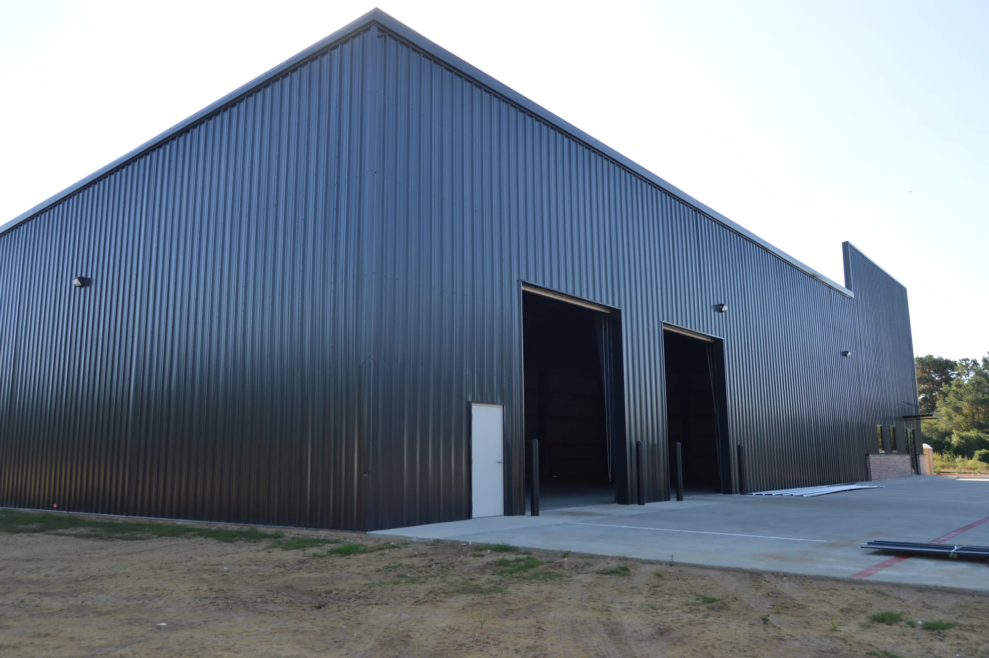 Rear service bays at Telge Phase 1B